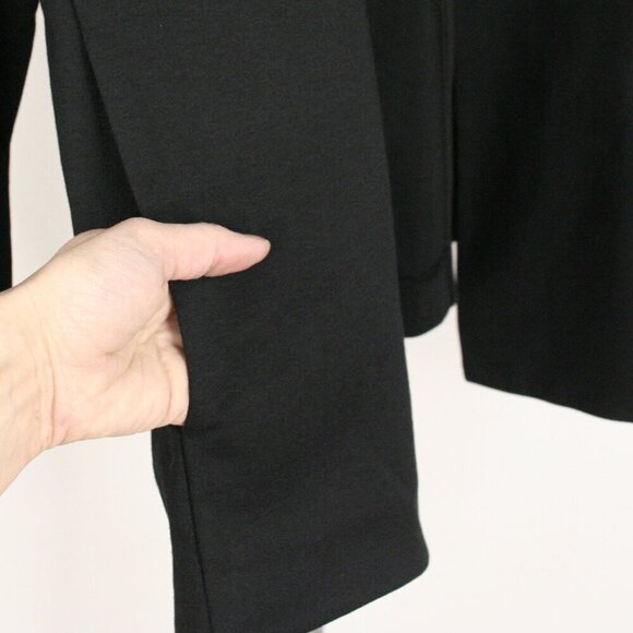 Eileen Fisher Black Cotton Blend Easy Fit Washable Ponte Blazer Sz 2X - 3X*** - Picture 6 of 14